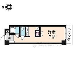 KIND3 1Kの間取図画像