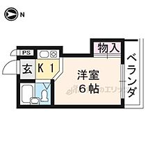 京都府京都市上京区六軒町通下長者町下る西入利生町（賃貸マンション1K・2階・16.20㎡） その2