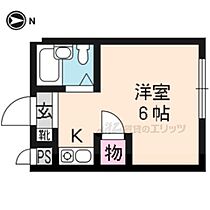 Ｍマンション 202 ｜ 京都府京都市右京区太秦一ノ井町（賃貸アパート1K・2階・14.47㎡） その2