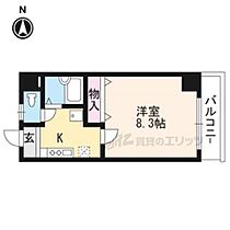 京都府京都市下京区四条通油小路東入傘鉾町（賃貸マンション1K・8階・24.26㎡） その2