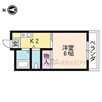 ハイムユアーズ 407 ｜ 京都府京都市中京区西ノ京南両町（賃貸マンション1K・4階・19.44㎡） その2