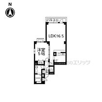 京都府京都市左京区和国町（賃貸マンション1LDK・2階・49.98㎡） その2