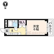 アイフル衣笠 205 ｜ 京都府京都市北区衣笠東開キ町（賃貸マンション1K・2階・17.50㎡） その2