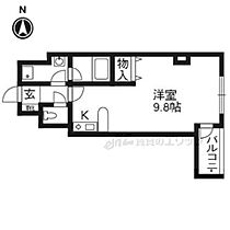 サンフローラ丸太町 506 ｜ 京都府京都市中京区聚楽廻東町（賃貸マンション1R・5階・26.46㎡） その2