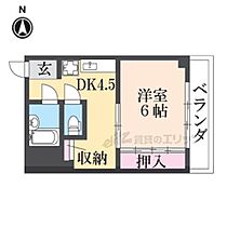 京都府京都市右京区西京極西川町（賃貸マンション1DK・2階・35.00㎡） その2