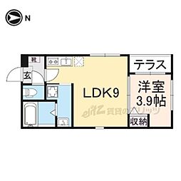 S＆L花園 3階1LDKの間取り