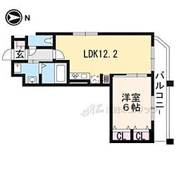 ラガール 1LDKの間取図画像