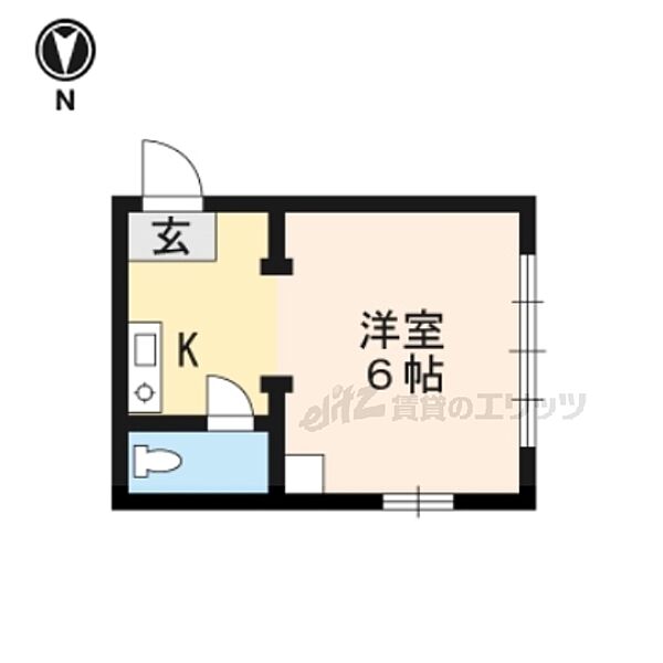 ロイヤルハイツアオキ 203｜京都府京都市中京区壬生森前町(賃貸マンション1R・2階・14.50㎡)の写真 その2