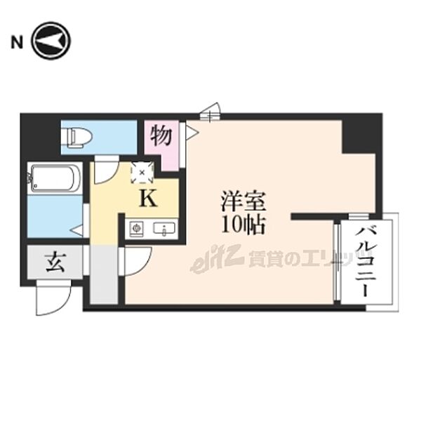 ラポ－ル壱番堂 601｜京都府京都市南区西九条東島町(賃貸マンション1K・6階・28.67㎡)の写真 その2