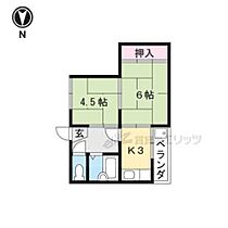 滋賀県大津市中央１丁目（賃貸アパート2K・2階・34.02㎡） その2