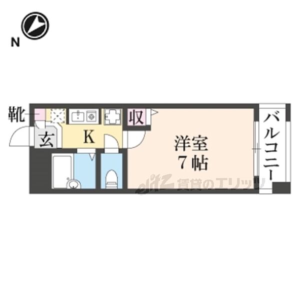 グラフィーネ草津野路 418｜滋賀県草津市野路８丁目(賃貸マンション1K・4階・20.00㎡)の写真 その2