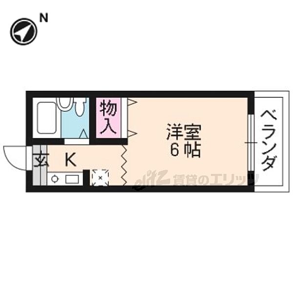 ＣＲＥＡ南草津 406｜滋賀県草津市野路９丁目(賃貸マンション1K・4階・19.44㎡)の写真 その2