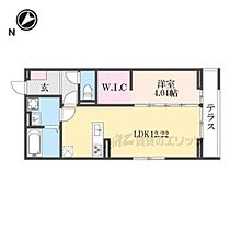 滋賀県栗東市大橋５丁目（賃貸アパート1LDK・1階・41.95㎡） その2