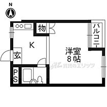 京都府京都市右京区西院乾町（賃貸アパート1R・1階・22.00㎡） その2