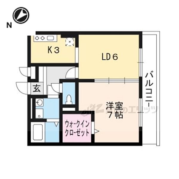 滋賀県栗東市綣１０丁目(賃貸アパート1LDK・2階・40.95㎡)の写真 その2