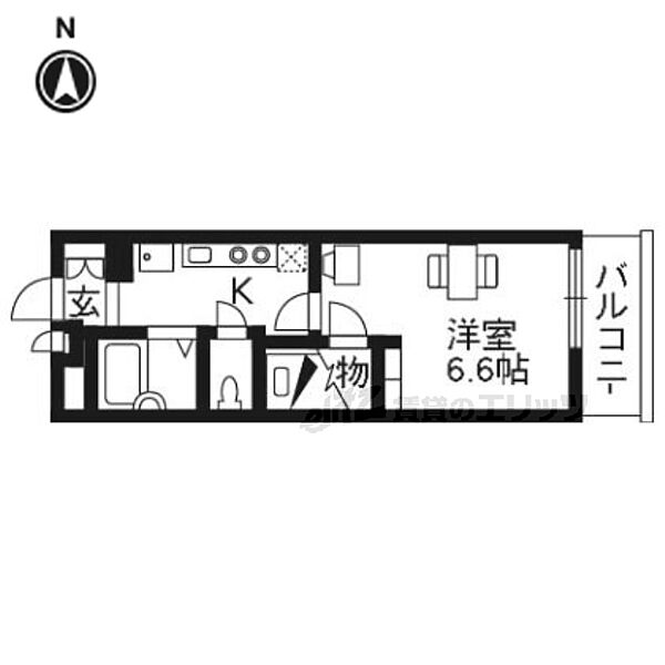 レオパレスメゾン吉祥院 106｜京都府京都市南区吉祥院這登西町(賃貸アパート1K・1階・19.87㎡)の写真 その2