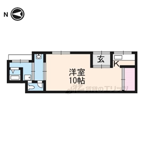 日ノ岡石塚町50-4貸家1号室 ｜京都府京都市山科区日ノ岡石塚町(賃貸一戸建1K・1階・20.00㎡)の写真 その2