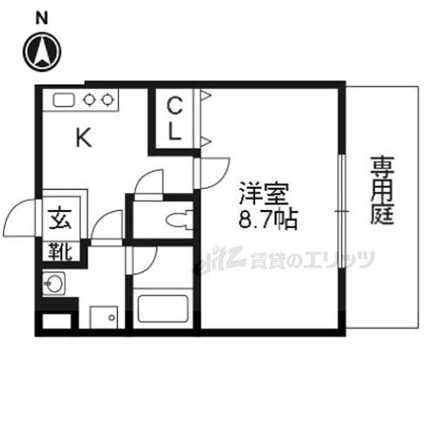 京都府京都市東山区本町７丁目(賃貸マンション1K・1階・26.68㎡)の写真 その2