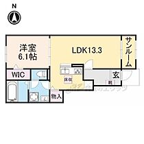 滋賀県高島市今津町舟橋２丁目（賃貸アパート1LDK・1階・48.18㎡） その2