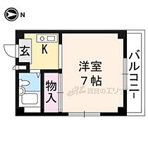 京都府京都市中京区壬生賀陽御所町（賃貸マンション1K・2階・21.00㎡） その2