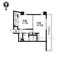 京都府京都市右京区西京極大門町（賃貸マンション1LDK・4階・41.03㎡） その2