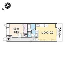 滋賀県彦根市戸賀町（賃貸アパート1LDK・3階・42.06㎡） その2