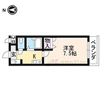 アムフルース2（ツバイ） 401 ｜ 滋賀県大津市瀬田５丁目（賃貸マンション1K・4階・24.00㎡） その2