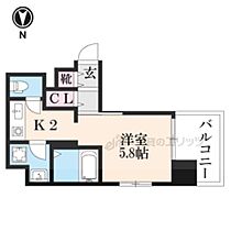 フレール烏丸五条 601 ｜ 京都府京都市下京区大坂町（賃貸マンション1K・6階・23.32㎡） その2