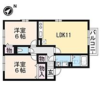 滋賀県大津市滋賀里２丁目（賃貸アパート2LDK・2階・53.76㎡） その2