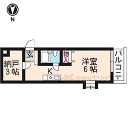 メゾン・ド・パリエ 2Kの間取図画像