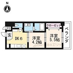 フォレストヒル 2Kの間取図画像