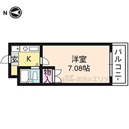 ル・パルク 1Kの間取図画像