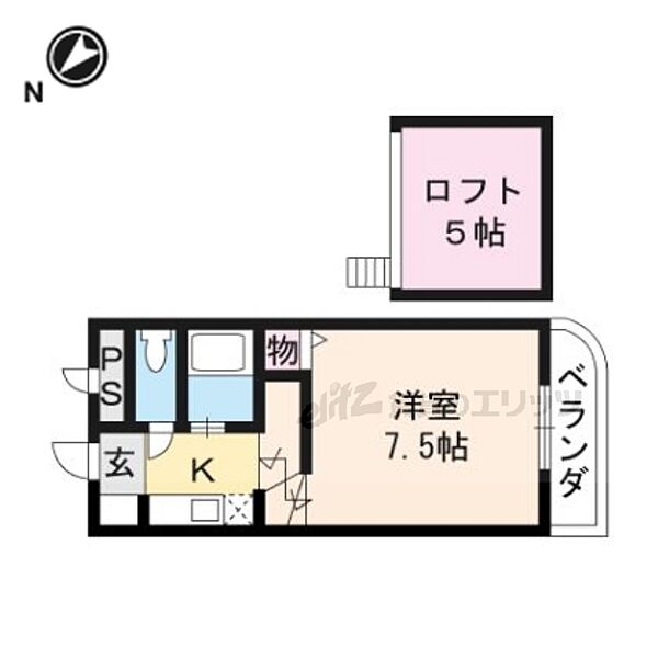 京都府京都市山科区日ノ岡堤谷町(賃貸マンション1K・1階・29.97㎡)の写真 その2