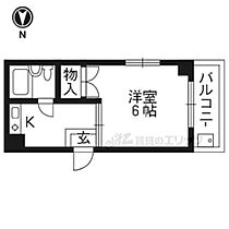 ベルメゾン堀川 202 ｜ 京都府京都市下京区醒ケ井通四条下る高野堂町（賃貸マンション1K・2階・19.80㎡） その2