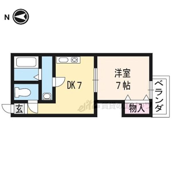 京都府京都市南区唐橋川久保町(賃貸マンション1DK・5階・32.70㎡)の写真 その2