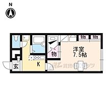 京都府京都市山科区厨子奥若林町（賃貸アパート1K・1階・23.18㎡） その2