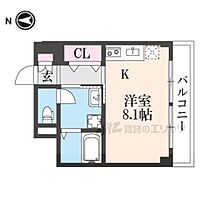 京都府京都市東山区本町４丁目（賃貸マンション1R・2階・24.58㎡） その2