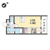 京都府京都市南区吉祥院池ノ内町（賃貸マンション1LDK・3階・28.63㎡） その2