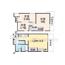 桃山最上町新築計画 N-A ｜ 京都府京都市伏見区桃山最上町（賃貸アパート3LDK・1階・77.57㎡） その1