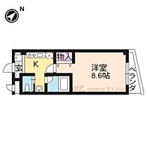 京都府京都市山科区御陵上御廟野町（賃貸マンション1K・3階・25.79㎡） その2