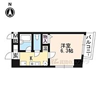 ヴィラさわだ 501 ｜ 京都府京都市東山区泉涌寺門前町（賃貸マンション1K・5階・19.99㎡） その2