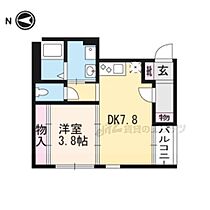 京都府京都市伏見区榎町（賃貸アパート1LDK・1階・31.70㎡） その2