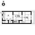 マンション中川4階4.8万円