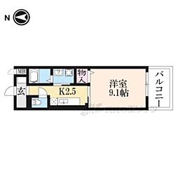 ｂｅｌｌｅ・ｆｒａｎｃ祥鳥橋 1階1Kの間取り