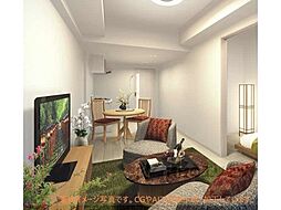 ソルテラス京都JUJO華 7階1LDKのリビング/ダイニング