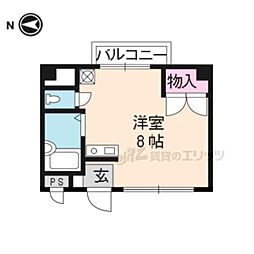 Ａｎｅｘ蔵 2階ワンルームの間取り