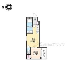 F ASECIA POLAKE 1LDKの間取図画像