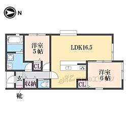 STYLE2 2LDKの間取図画像