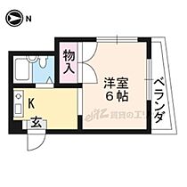 京都府京都市山科区北花山中道町（賃貸マンション1R・4階・16.50㎡） その2