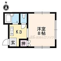 京都府京都市伏見区深草直違橋片町（賃貸アパート1K・1階・25.00㎡） その2